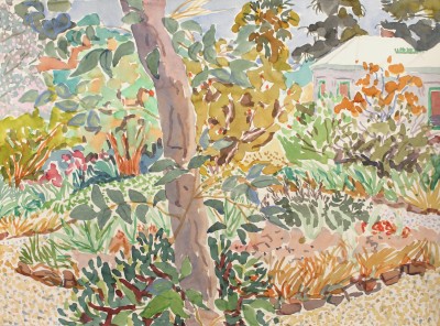 Plein-air watercolour painting, Maryborough