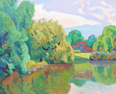 Plein-air painting, Castlemaine Botanical Gardens