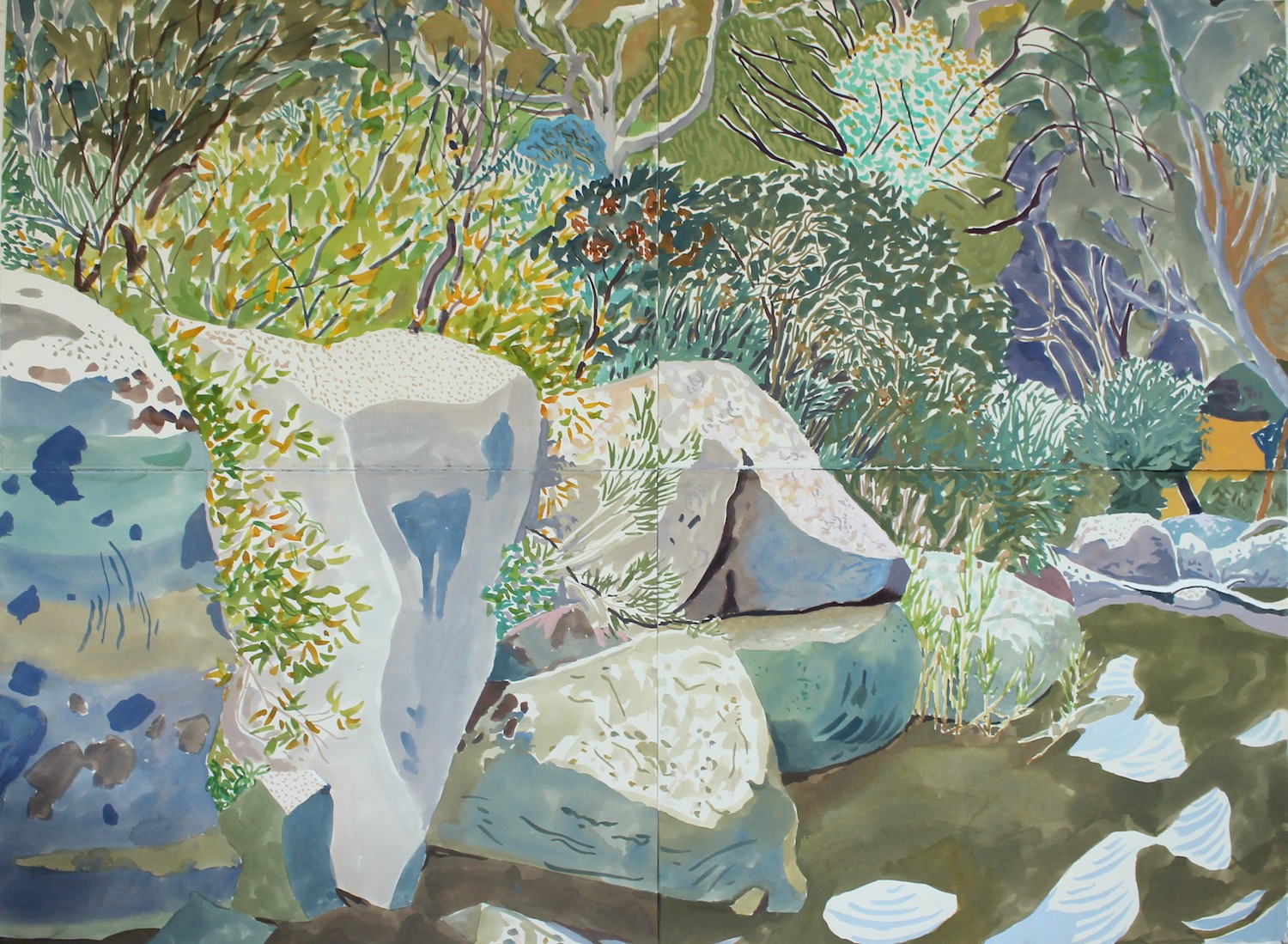 View works from Multi-sheet, wall-sized works on paper (over 2 metres in width)